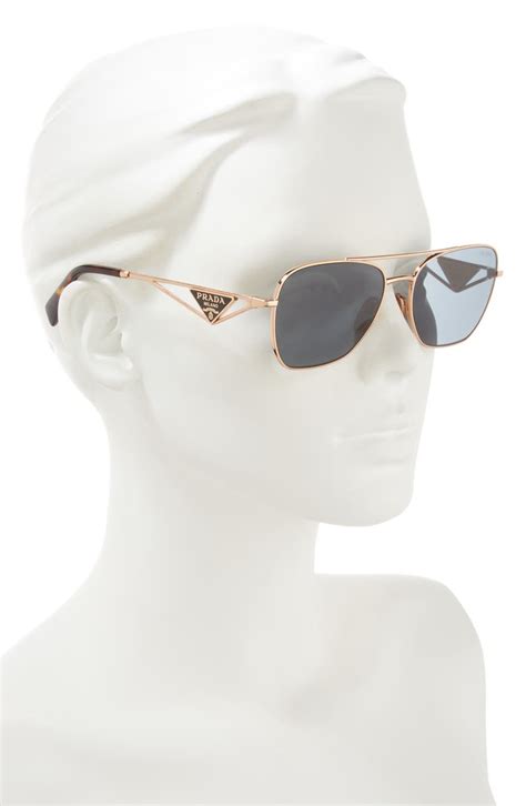 prada pr-50us56-x aviator sunglasses|Prada 59mm Aviator Sunglasses .